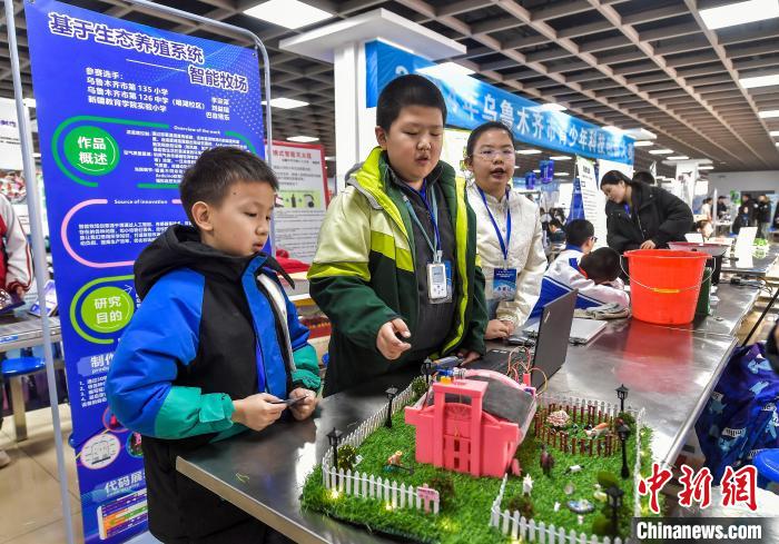 「青少年科學(xué)技術(shù)イノベーションコンテスト」が開催　新疆烏魯木斉
