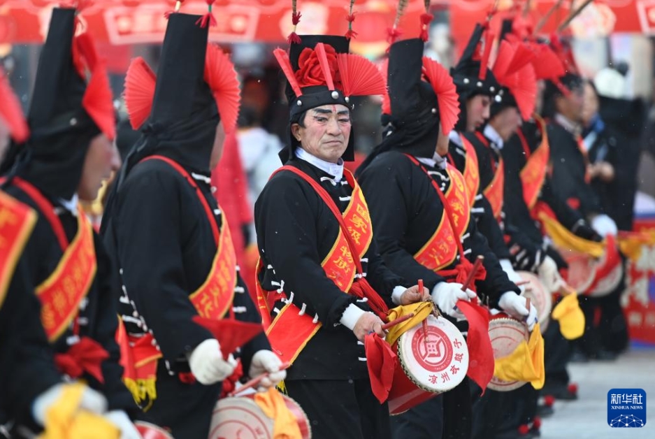 無形文化遺産で春節(jié)を迎える　甘粛省