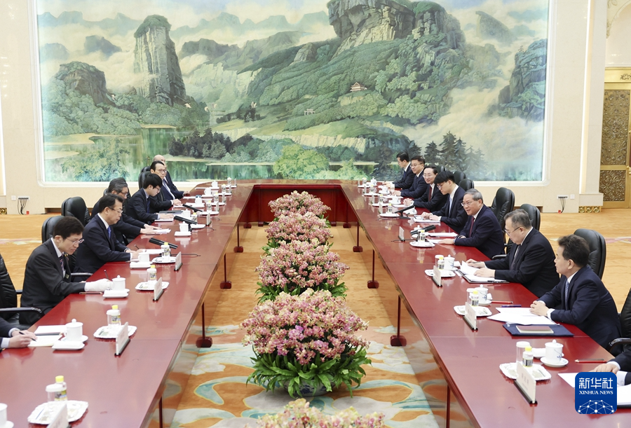 李強(qiáng)総理が日本の與黨代表団と會(huì)談