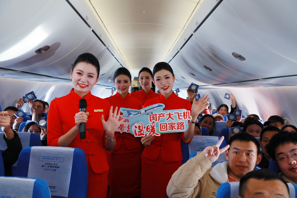 南方航空の國産大型旅客機「C919」3機が春運にデビュー