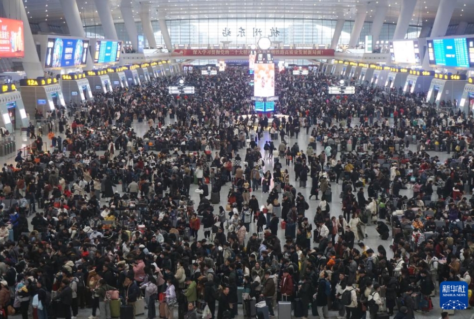 春節(jié)前の移動客が25日にピーク迎える　延べ2億7000萬人が移動