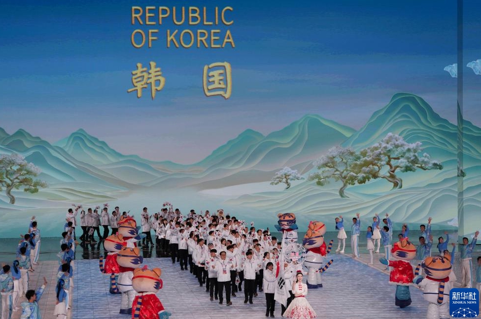 第9回アジア冬季競技大會開會式が開催　黒竜江省