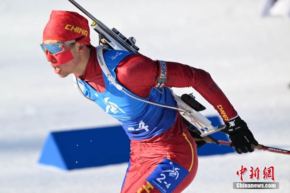 競(jìng)技中の中國(guó)?谷倉(cāng)選手（撮影?劉文華）。