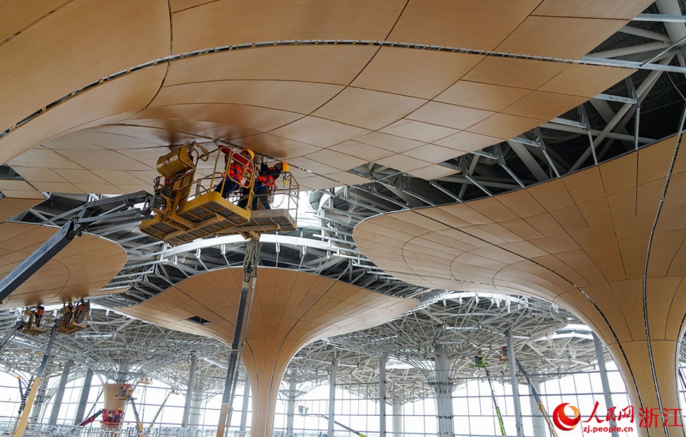 急ピッチで建設(shè)進む臨空経済區(qū)を強化する嘉興南湖空港　浙江省嘉興