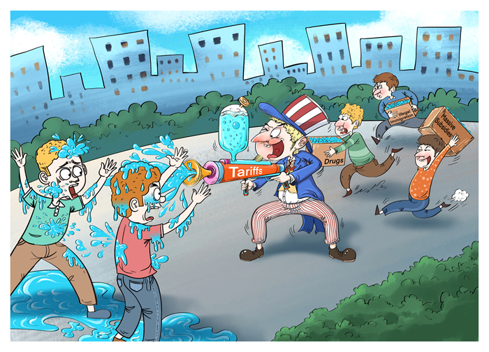 イラスト作成?譚希光（イラストの著作権は人民網(wǎng)が保有。無斷転載禁止）