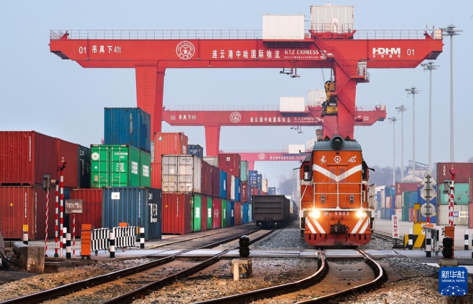 連雲(yún)港中歐班列の今年1～2月における発著數(shù)が前年同期比22.9％増に　江蘇省