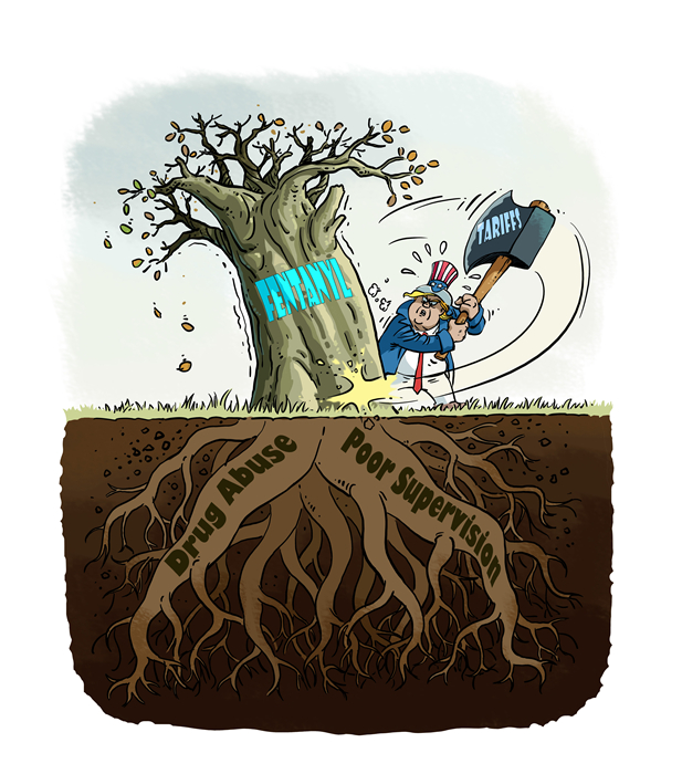 イラスト作成：馬宏亮（イラストの著作権は人民網(wǎng)が保有。無斷転載禁止）