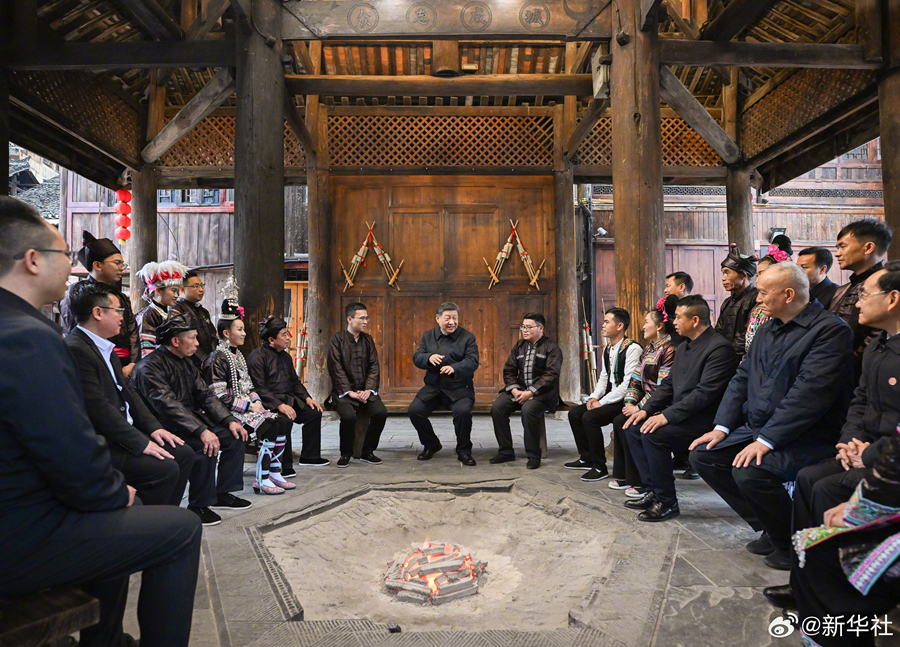 習近平総書記、信団鼓樓で農(nóng)村振興について語る