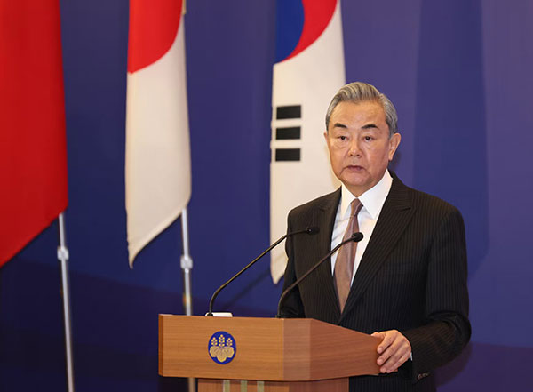 王毅氏が第11回中日韓外相會議のコンセンサスを説明