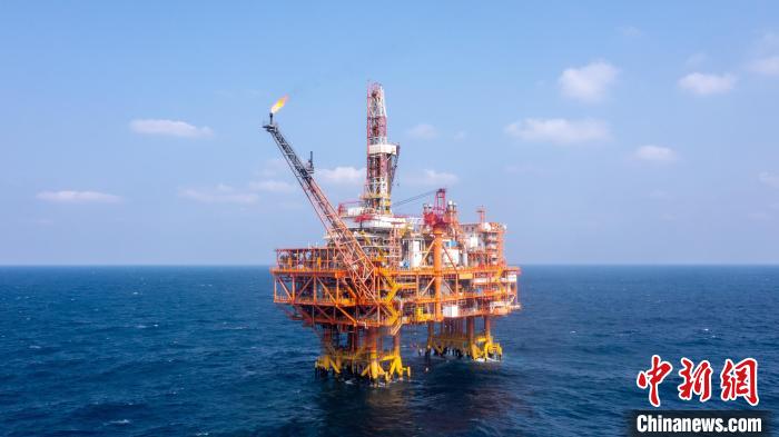 中國海油恩平15-1プラットフォーム。（資料畫像提供：中國海油深セン分公司）