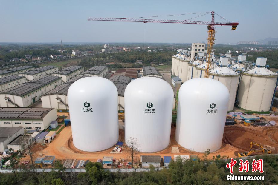 中國初の9000トンエアドーム型穀物サイロ、湖南省で公開
