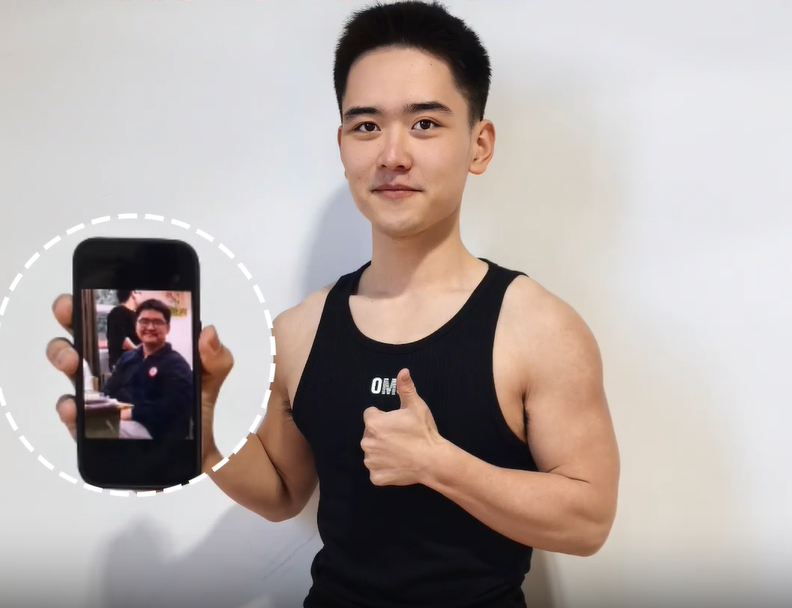 體重を100キロから65キロにまで減らした