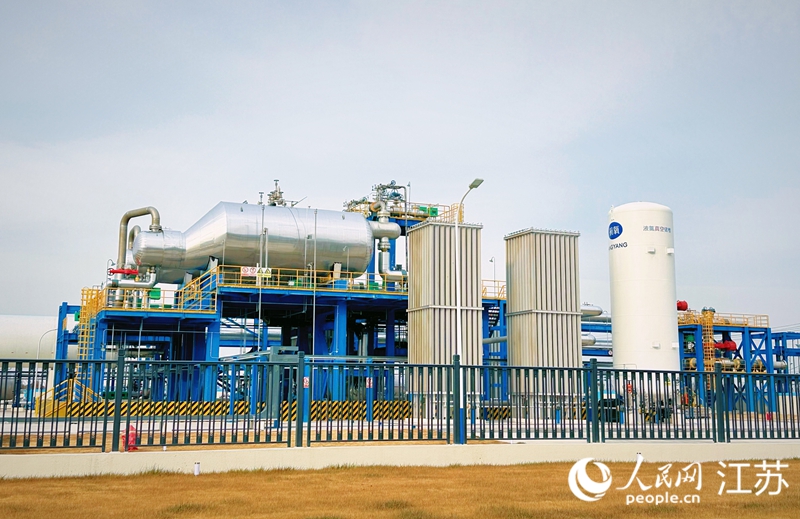 LNG冷エネルギー交換センター。撮影?周夢(mèng)嬌