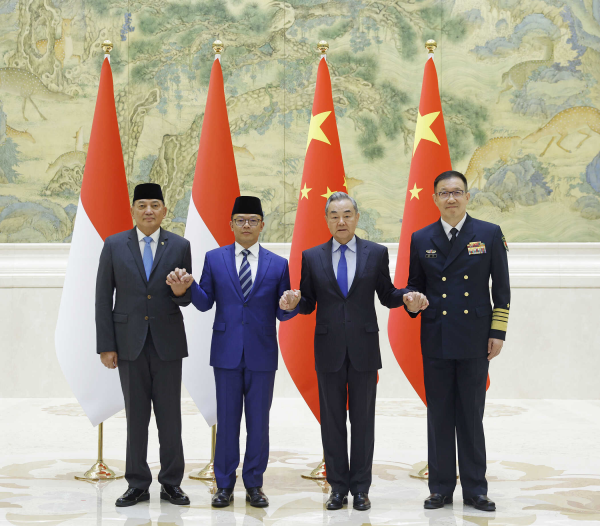 中國がインドネシアと初の外務(wù)?國防相「2プラス2」を開催