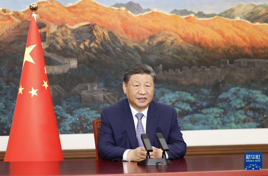 習近平國家主席が気候変動?公正な移行に関する指導者サミットであいさつ