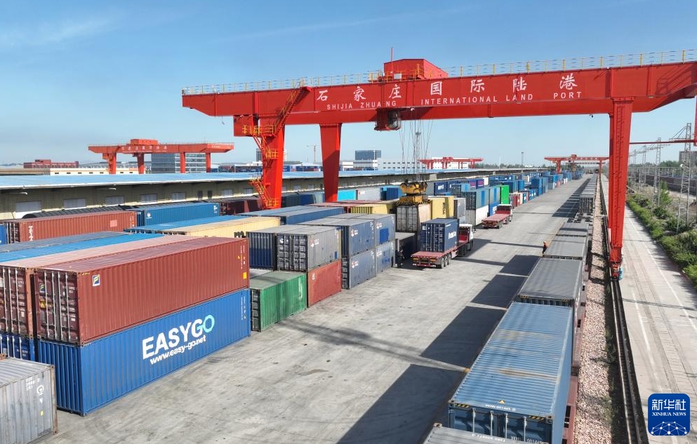 石家荘國際陸港の1-3月の中歐班列運行本數(shù)は239％増の302本　河北省