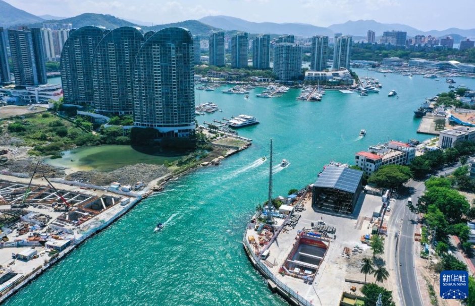 著々と作業(yè)進(jìn)む三亜市初の海底トンネルプロジェクト　海南省