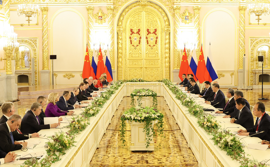 習(xí)近平國(guó)家主席がプーチン露大統(tǒng)領(lǐng)と會(huì)談