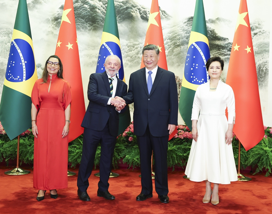 習近平國家主席がブラジルのルーラ大統(tǒng)領(lǐng)と會談