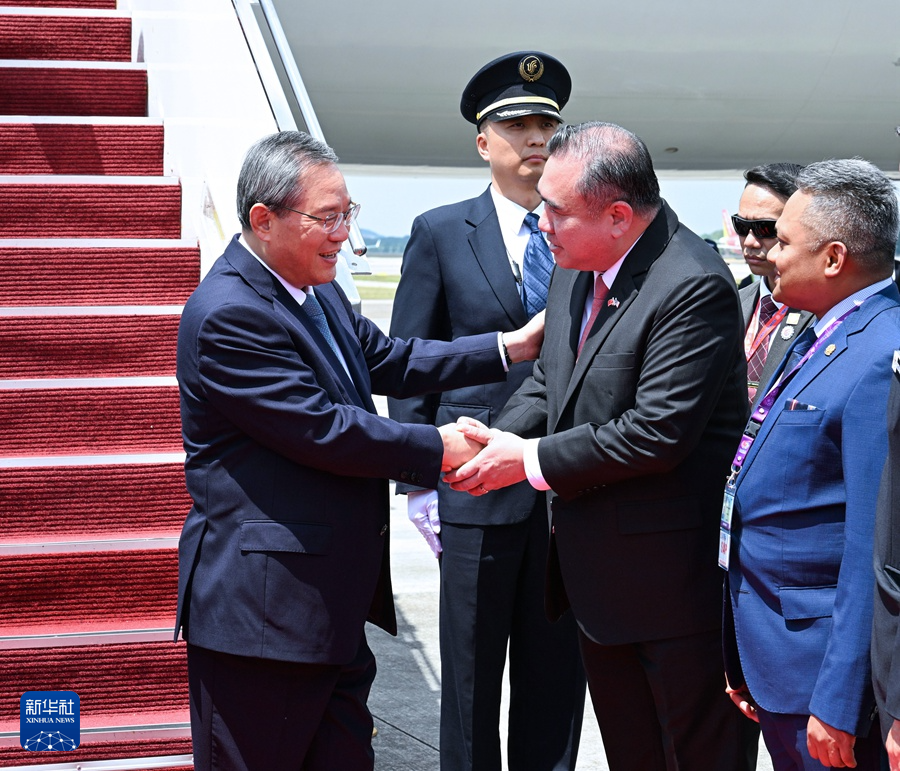 李強総理が「ASEAN－中國－灣岸協(xié)力會議サミット」出席のためマレーシア到著