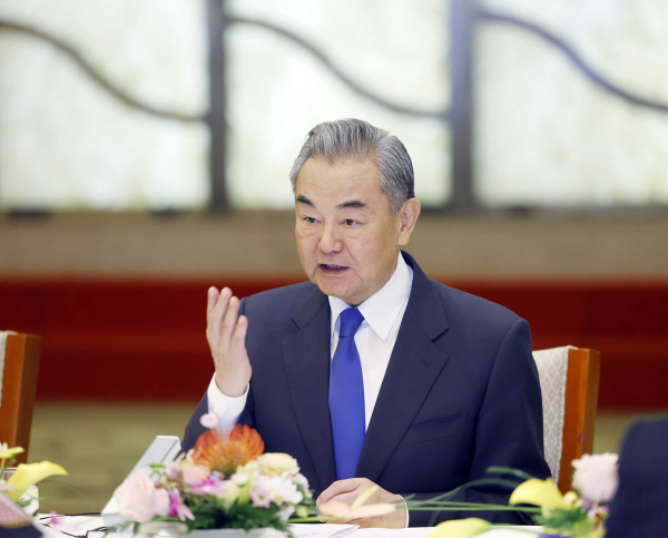 王毅氏がアフリカ諸國の駐中國大使らと會見