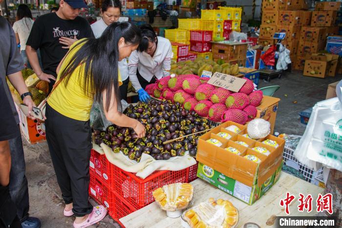 端午節(jié)連休控え、東南アジア産フルーツの売れ行き好調(diào)　 広西?南寧