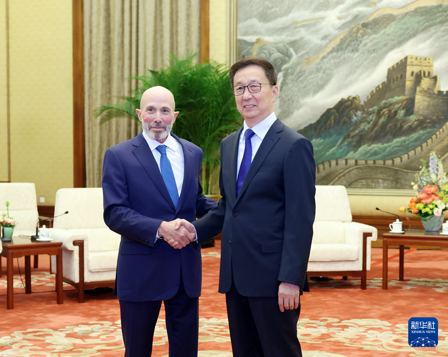 韓正國(guó)家副主席が中米「トラック2」ハイレベル対話の米國(guó)代表団と會(huì)談