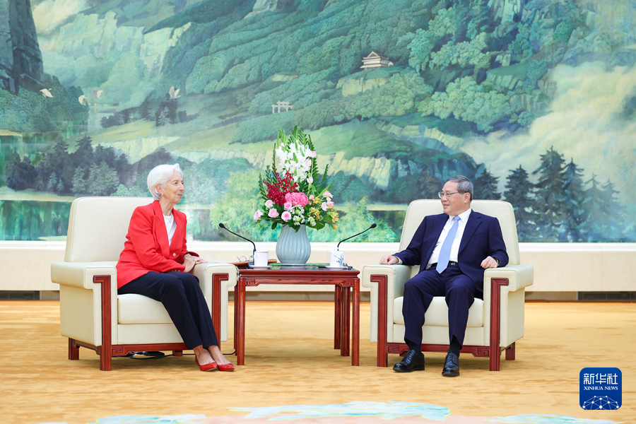 李強(qiáng)総理がラガルド歐州中央銀行総裁と會(huì)談