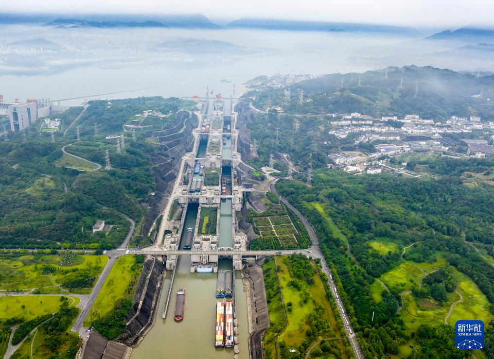 開通22年を迎えた三峽閘門、貨物通過量は22億トン超に