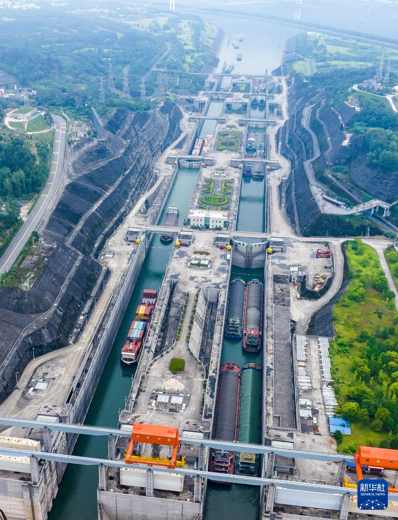 開通22年を迎えた三峽閘門、貨物通過量は22億トン超に