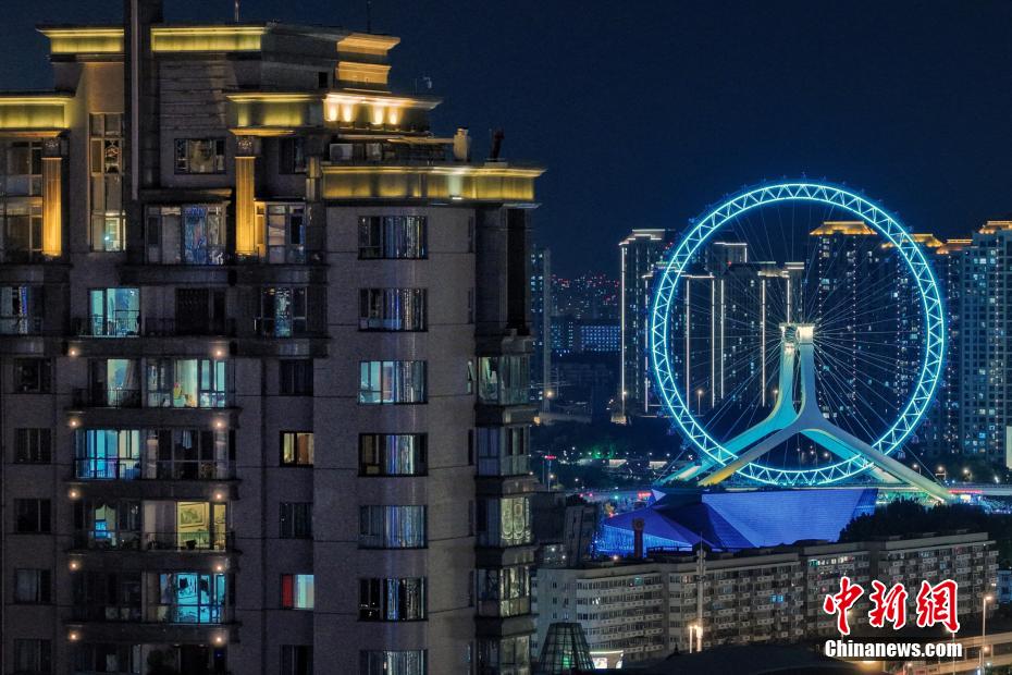 天津海河沿いの夜間ライトアップがアップグレード　天津市