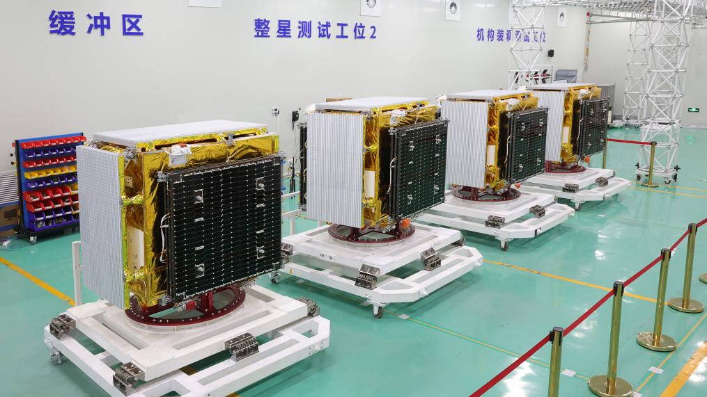 銀河航天が開発?製造したSAR衛(wèi)星4基（畫像提供?銀河航天）。