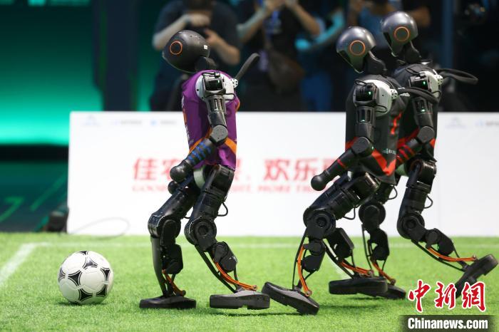 2025RoBoLeagueロボットサッカーリーグの決勝戦。撮影?富田