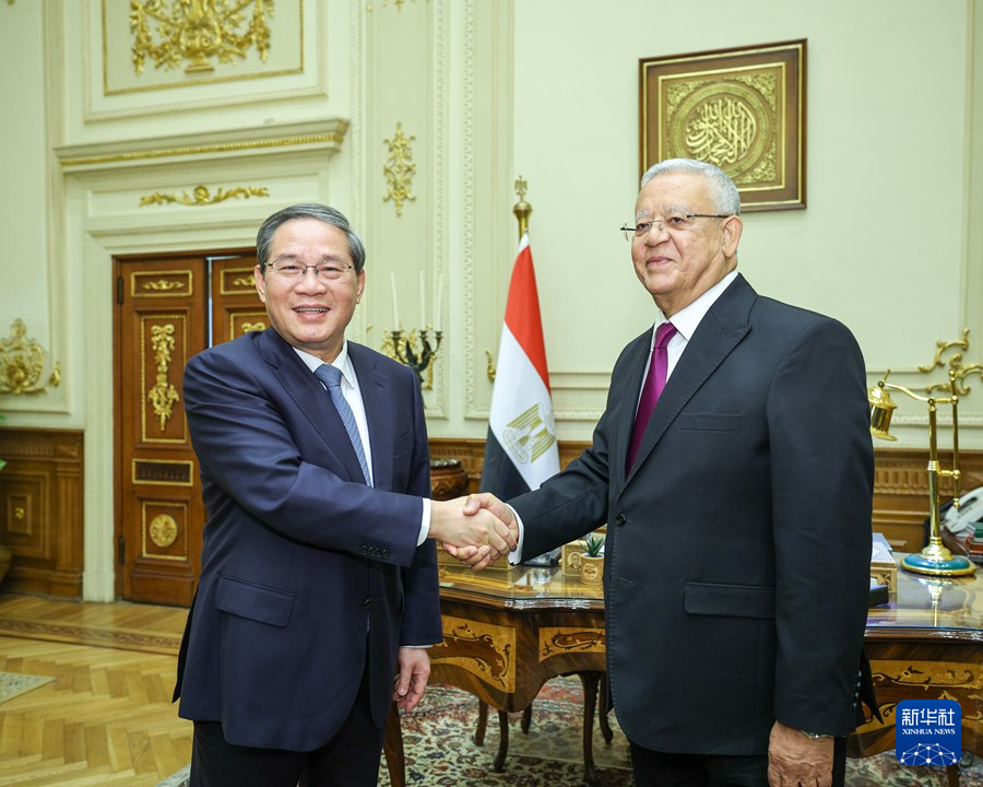 李強(qiáng)総理がエジプト下院議長(zhǎng)と會(huì)談