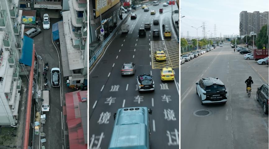 都市の複雑な道路狀況に柔軟に対応する蘿蔔快跑（畫像提供：百度）