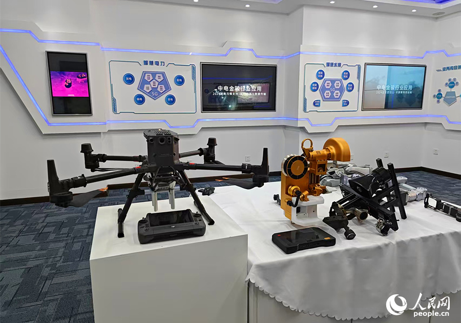 中電金駿のドローン展示ホール（撮影?劉賓）。