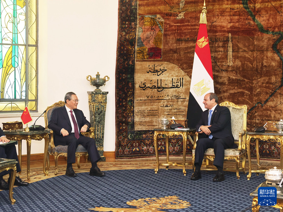 李強(qiáng)総理がエジプトのシシ大統(tǒng)領(lǐng)と會(huì)談