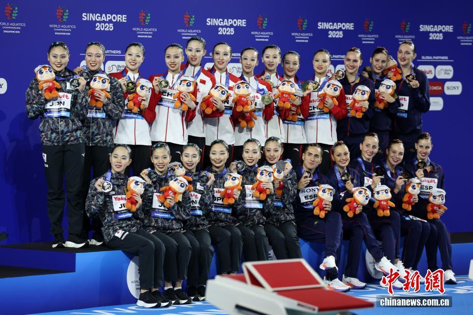 アーティスティックSチームFRで中國が金　水泳世界選手権