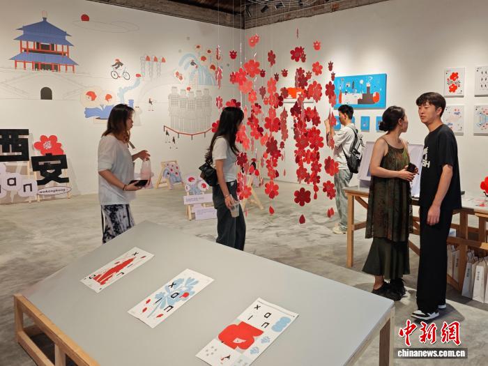 舊市街で行われたフリマが都市の若者に人気　 陝西省西安