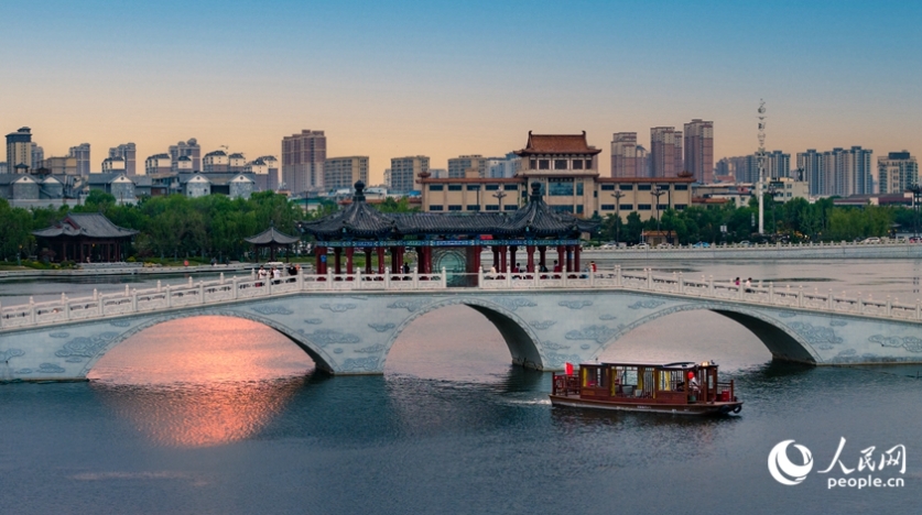 河南開封?汴河　千年の宋の調(diào)べが文化観光の新たなページを開く