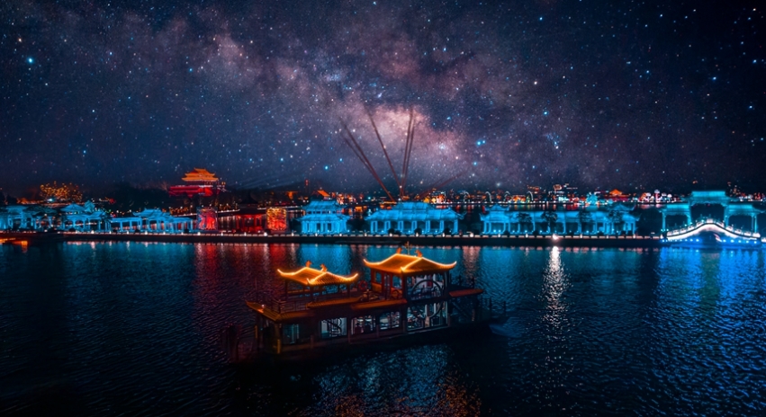 河南開(kāi)封?汴河　千年の宋の調(diào)べが文化観光の新たなページを開(kāi)く