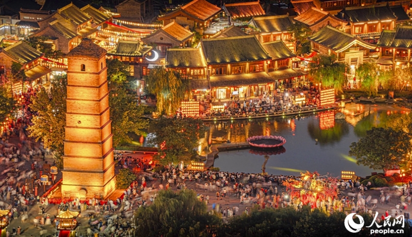 新たな活力あふれる河南省洛陽市の歴史ある洛邑古城