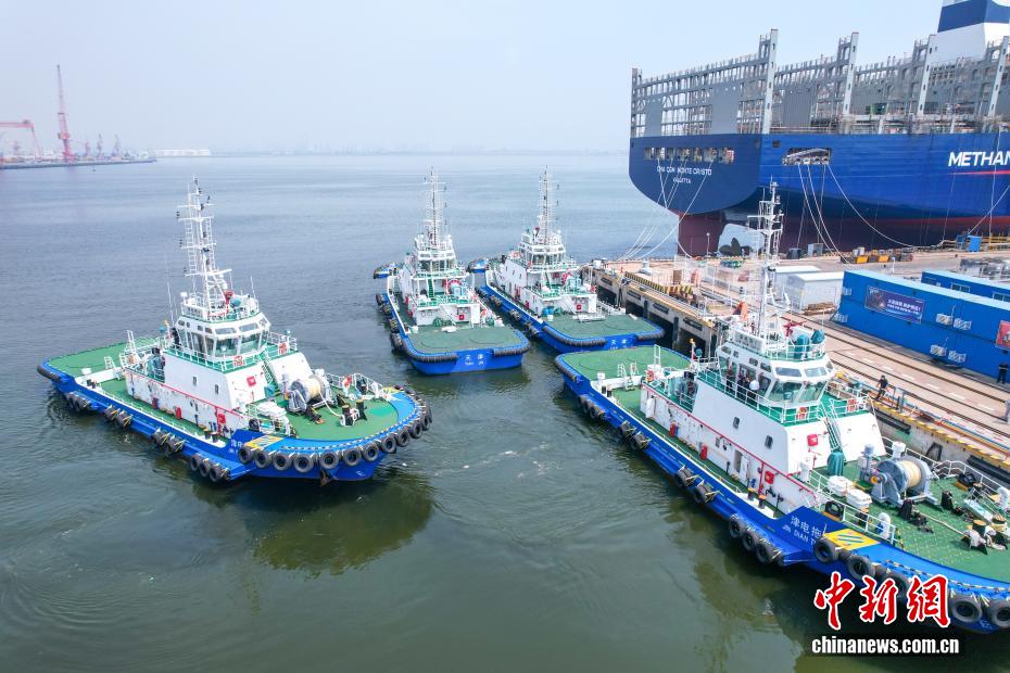 中國(guó)北部最大の電動(dòng)タグボート船団が天津で運(yùn)用スタート