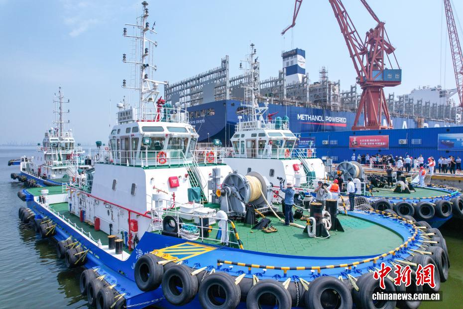 中國(guó)北部最大の電動(dòng)タグボート船団が天津で運(yùn)用スタート