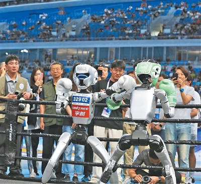 キックボクシング試合の様子。撮影?王昊男