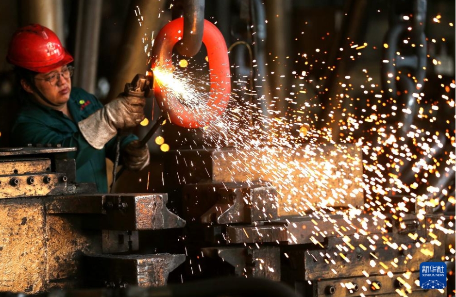 海外市場でも販売好調(diào)の受注生産アンカーチェーン　山東省即墨