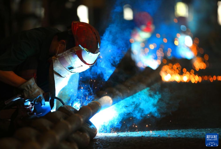 海外市場でも販売好調(diào)の受注生産アンカーチェーン　山東省即墨