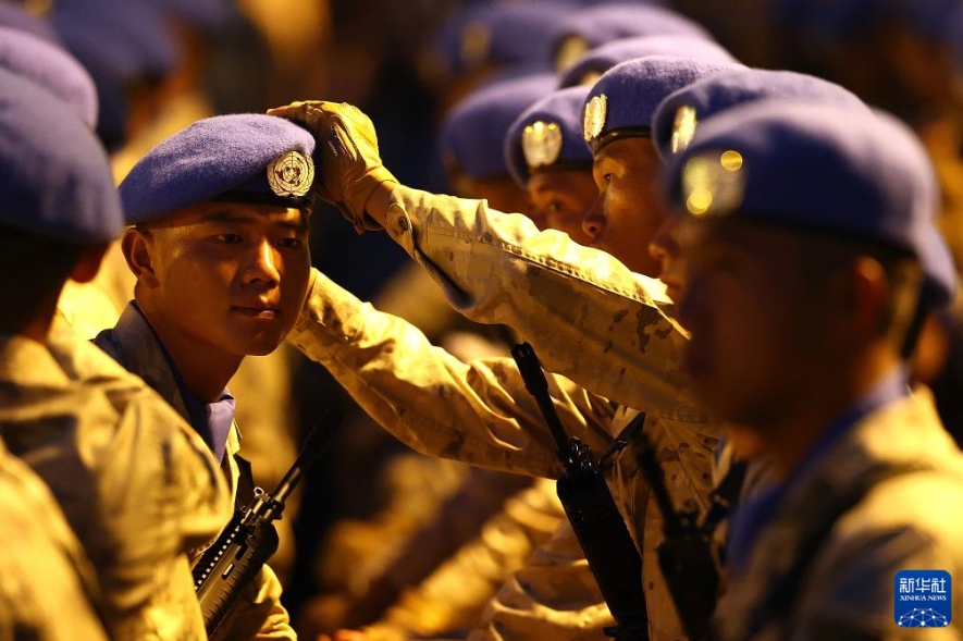 軍事パレード開始前の様子を捉えた寫真の數(shù)々　北京市