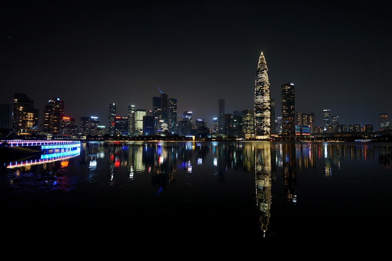 深圳の夜景