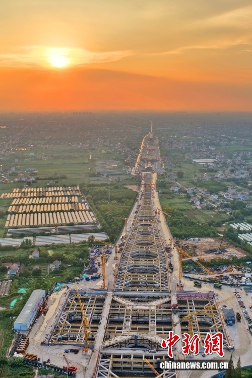 「上海-南京-合肥高速鉄道」の建設(shè)加速　海門北駅の工事進(jìn)捗率は7割超